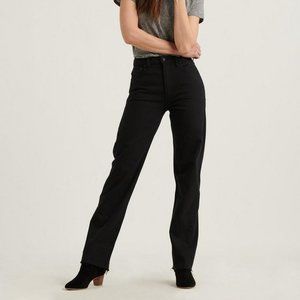 Lucky Brand High Rise Relaxed Stove Pipe Jean